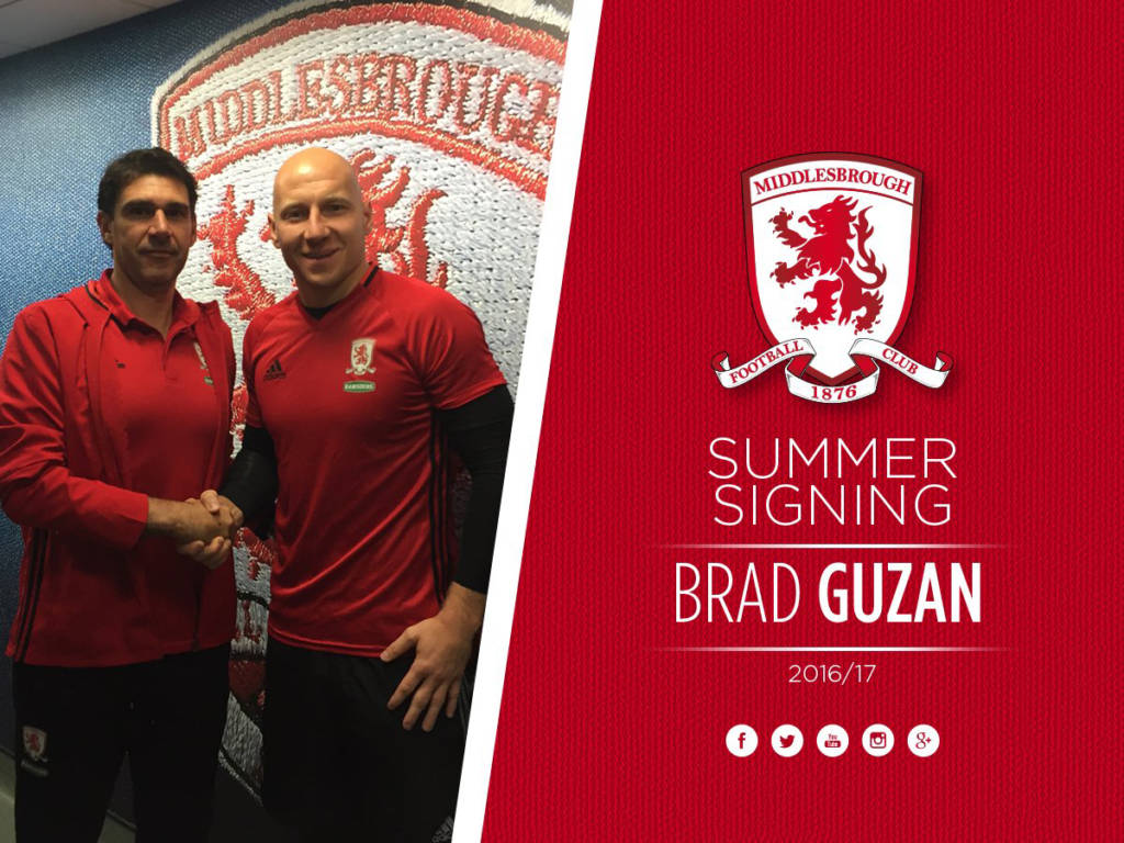 Brad Guzan chính thức đầu quân cho đội Middlesbrough. (Hình: Yahoo.com/sports)