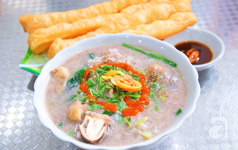 Tô cháo Tiều. (Hình do chủ quán cung cấp)