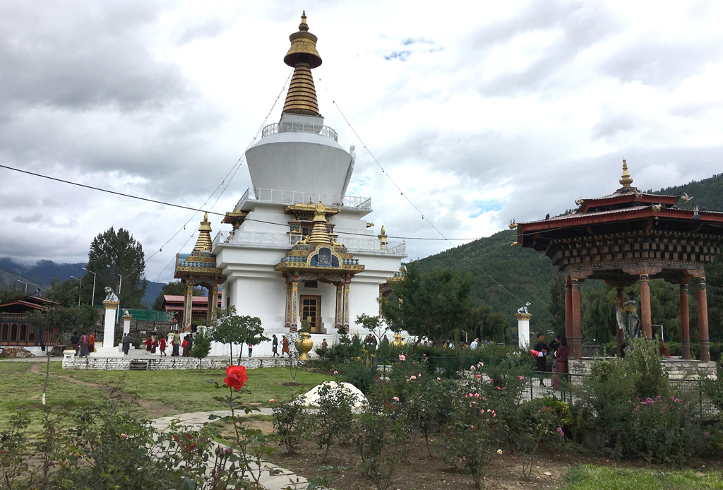 National Memmorial Choeten xây để tưởng niệm vị vua thứ ba Jigme Dorji Wangchuck của Bhutan. (Hình: ATNT Tours & Travel)