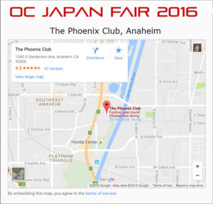 MAP TO THE PHOENIX CLUB 