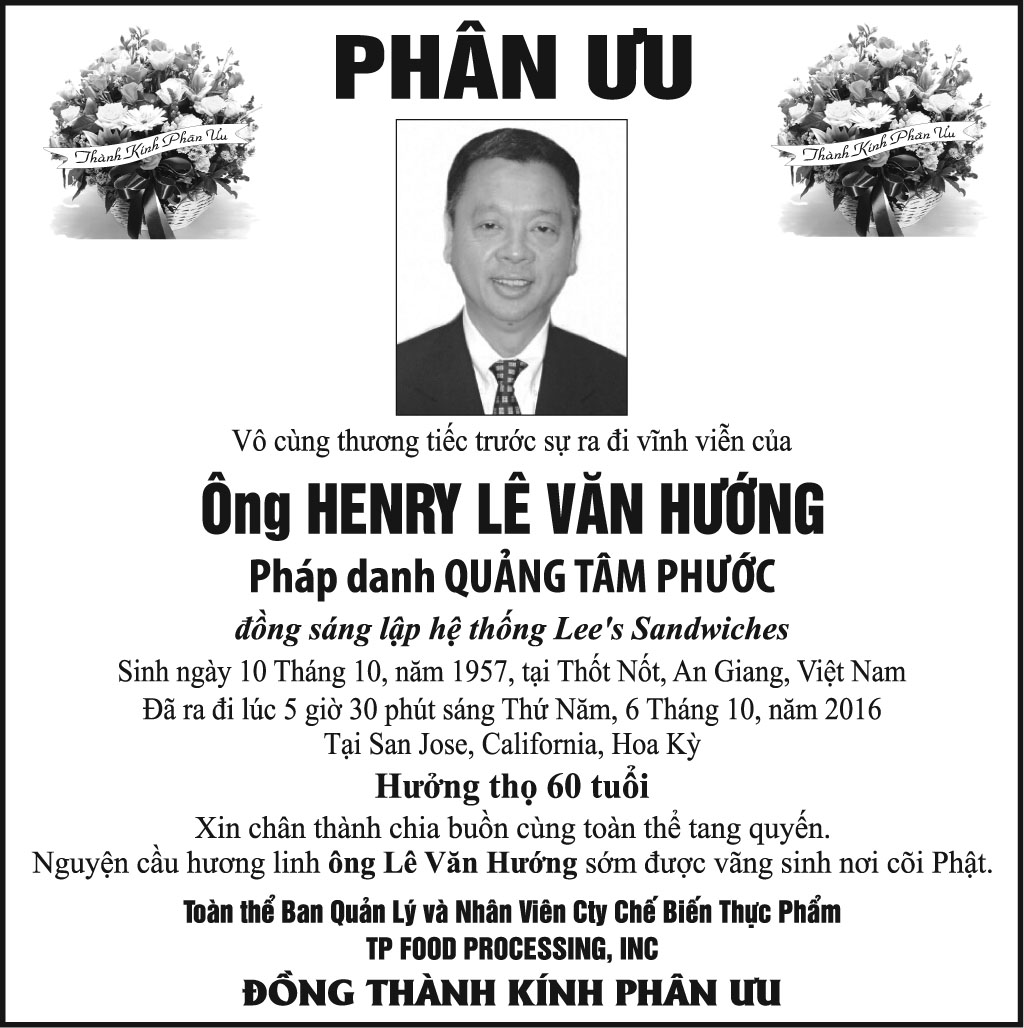 10547043-PU12- HENRY LE VAN H...