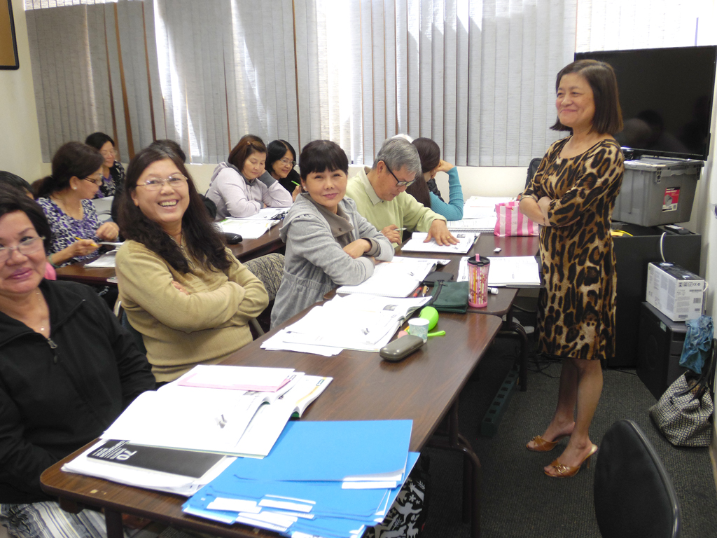 Lớp học tiếng Anh ESL.