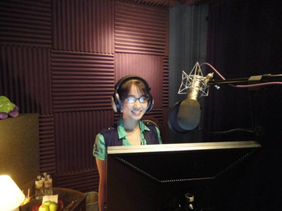 Xanthe Huỳnh tại ph&ograve;ng th&acirc;u BangZoom Entertainment