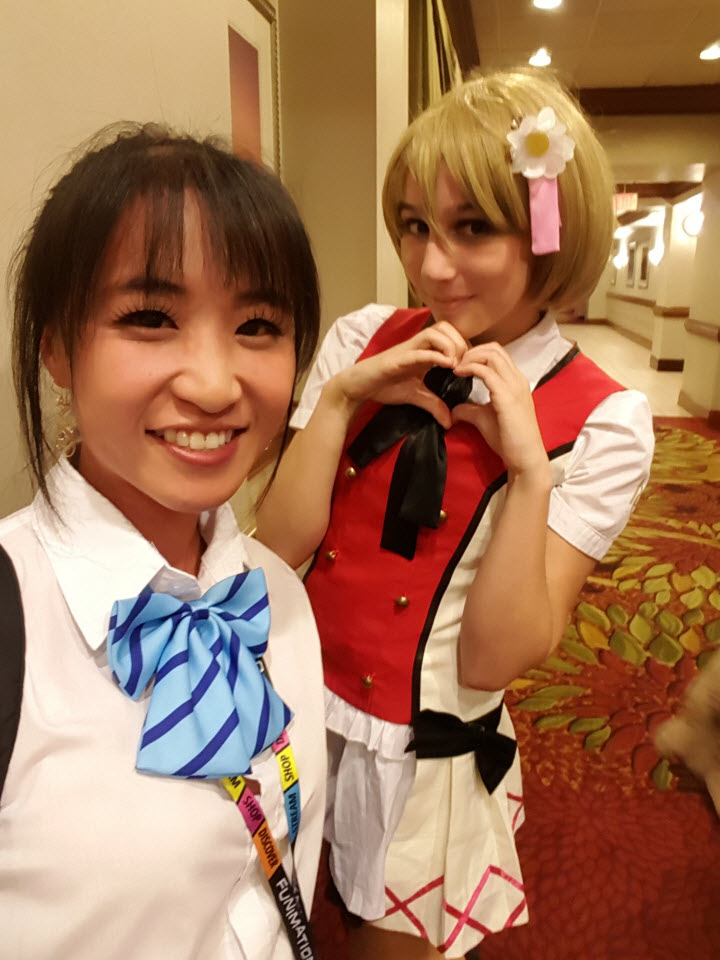 Xanthe Huỳnh và Hanayo tại Freecon 2016 Cosplay
