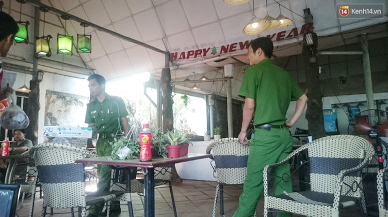 Hiện trường vụ việc. (Hình: báo Công An Nhân Dân)