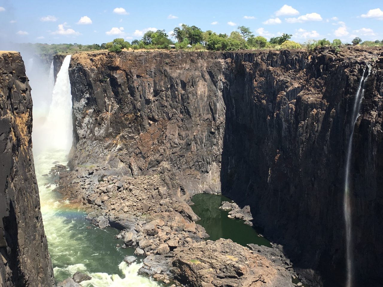 Ðáy vực nham thạch tại Danger Point. (Hình: ATNT Tours & Travel)