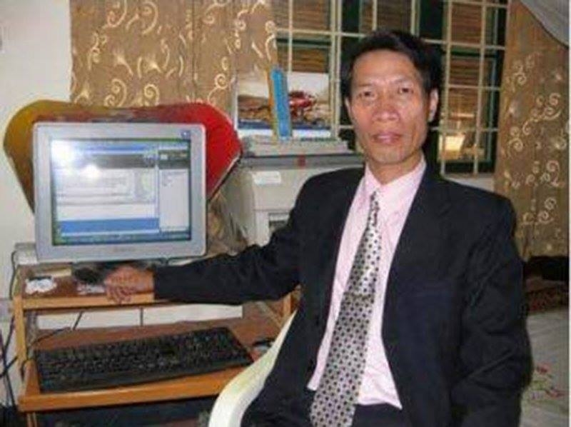 Ông Lê Thanh Tùng ra khỏi tù cuối Tháng Sáu, 2015, chỉ ba tháng sau bị bắt lại. Bây giờ bị bản án nặng hơn trước. (Hình: Internet)