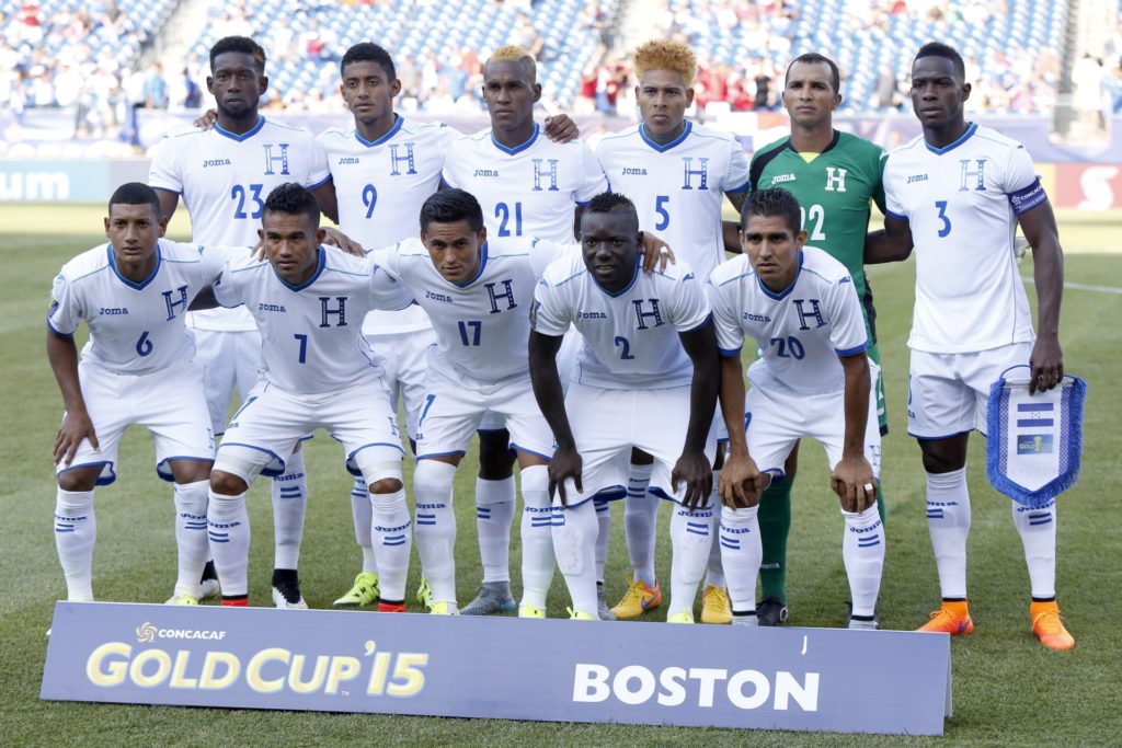 Đội tuyển Honduras trước trận đấu giải Gold Cup 2015 với Panama diễn ra tại Foxborough, Massachusetts, ngày 10 Tháng Bảy, 2015. (Hình: Getty Images)