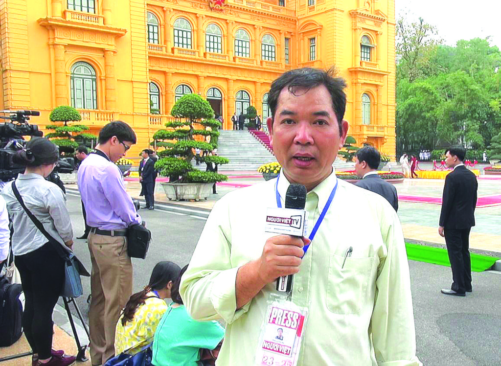 Khôi Nguyên tường thuật từ “Phủ Chủ Tịch,” nơi diễn ra lễ đón chính thức Tổng Thống Obama đến Việt Nam.
