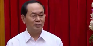 Trần Đại Quang tại đại hội đảng ủy công an trung ương