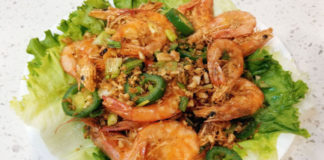 Cách làm tôm rang muối