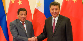 Tổng Thống Duterte nói Philippines làm bạn với Trung Quốc vì 'cần tiền'