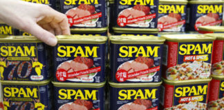 Thu hồi hơn 200,000 pounds thịt hộp Spam vì có mảnh kim loại bên trong
