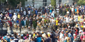 102 người đập phá văn phòng Ủy ban tỉnh Bình Thuận bị bắt