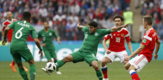 Nga thắng Saudi Arabia 5-0 trong trận khai mạc World Cup 2018