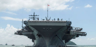 Mỹ đưa mẫu hạm USS Reagan tới Biển Đông tuần tra