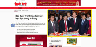 Chủ tịch nước CSVN Trần Đại Quang im lặng trước vụ ‘Tuổi Trẻ Online’