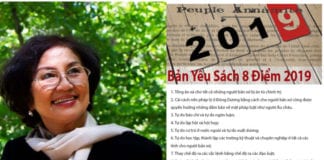 Video phỏng vấn Nghệ sĩ Kim Chi nói về bản yêu sách 8 điểm 2019