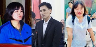Video Phạm Đoan Trang và 2 tù nhân nhận Giải Nhân Quyền Việt Nam