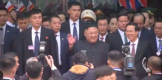 Video Chủ tịch Bắc Hàn Kim Jong Un đặt chân đến Việt Nam