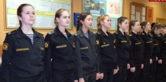 Video Thiếu Nữ Nga được huấn luyện trong học viện Hải Quân Baltic