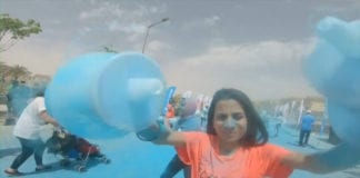 Hàng ngàn người tham gia ‘Color Run’ ở Cairo, Ai Cập