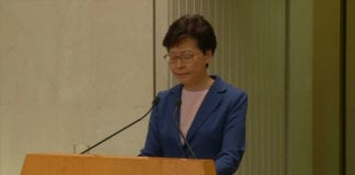 Mức ủng hộ bà Carrie Lam thấp nhất lịch sử Hong Kong
