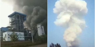Video Nổ lớn tại nhà máy khí đốt Trung Quốc, 'nhiều người bị thương'