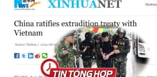 Video Trung Quốc phê chuẩn Hiệp ước dẫn độ với Việt Nam