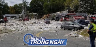 Video Bình gas phát nổ tại Maine, 1 lính cứu hỏa chết, 6 người bị thương