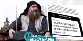 Video Mỹ thả thi thể lãnh tụ ISIS xuống biển như Bin Laden