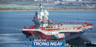 Video Trung Quốc hạ thủy mẫu hạm thứ nhì, lớn hơn mẫu hạm thứ nhất