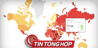 Việt Nam xếp hạng 96/180 về tham nhũng năm 2019