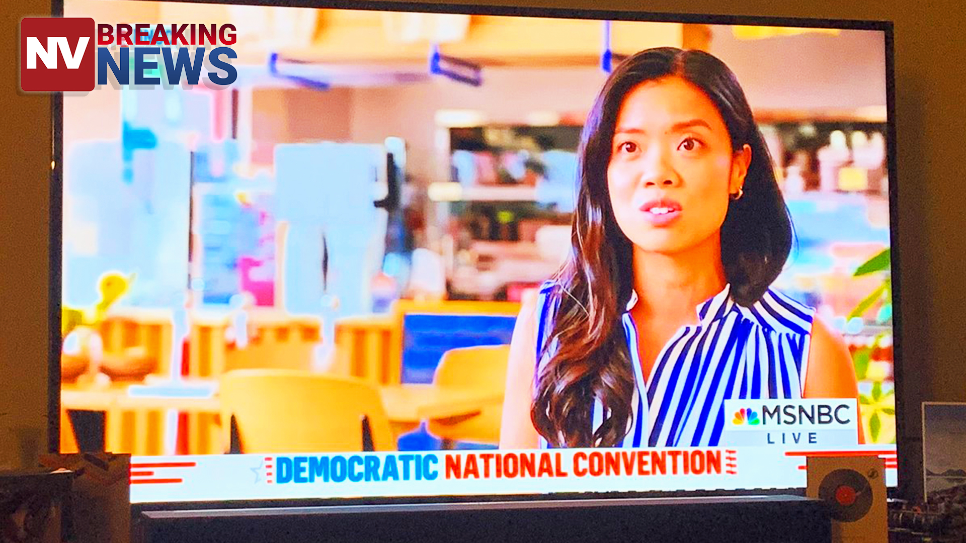 Một nữ doanh gia gốc Việt phát biểu tại đại hội đảng Dân Chủ