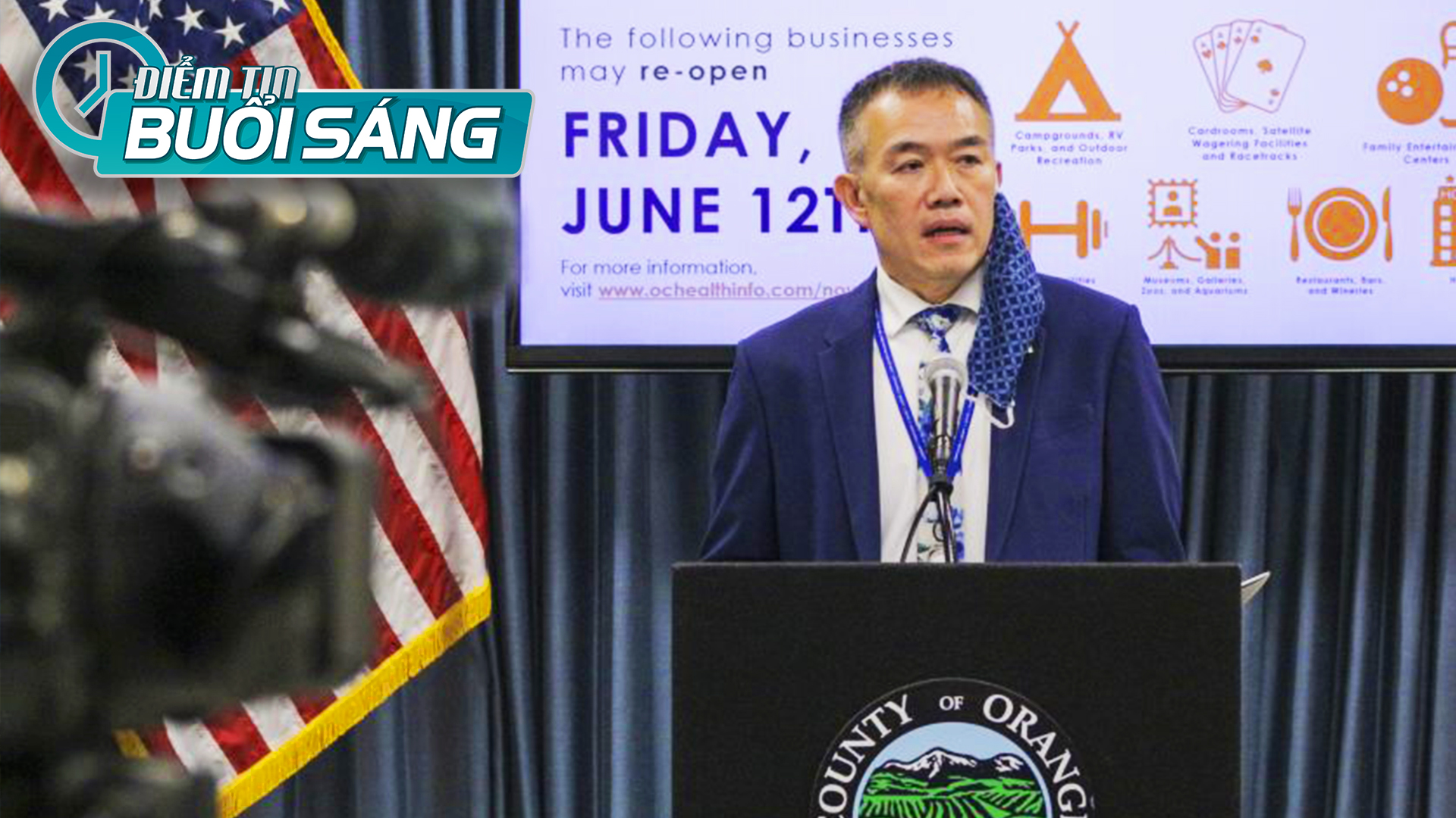 Orange County vẫn còn nằm trong danh sách theo dõi dịch bệnh COVID-19