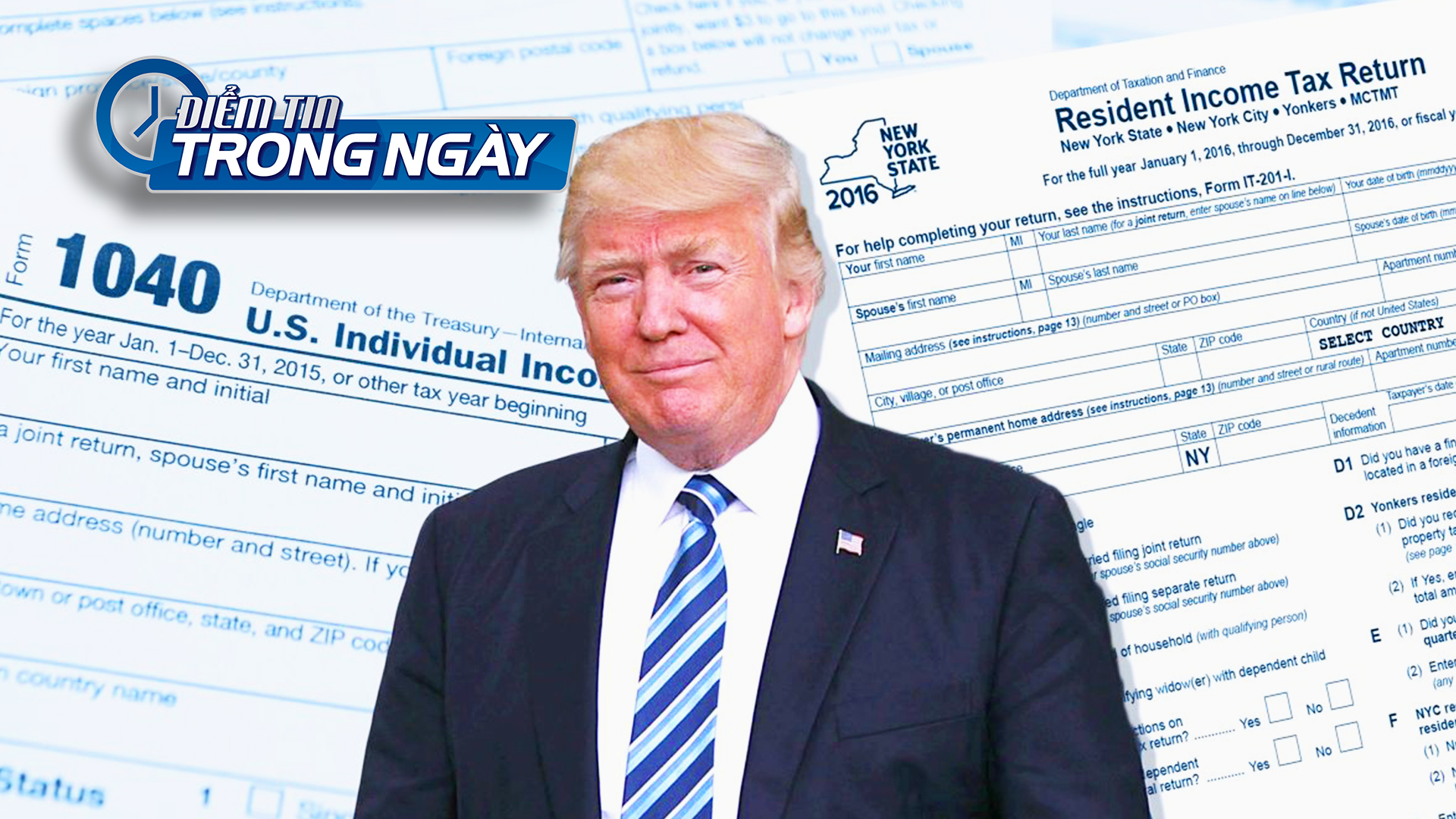 Thẩm phán liên bang buộc TT Trump nộp hồ sơ khai thuế