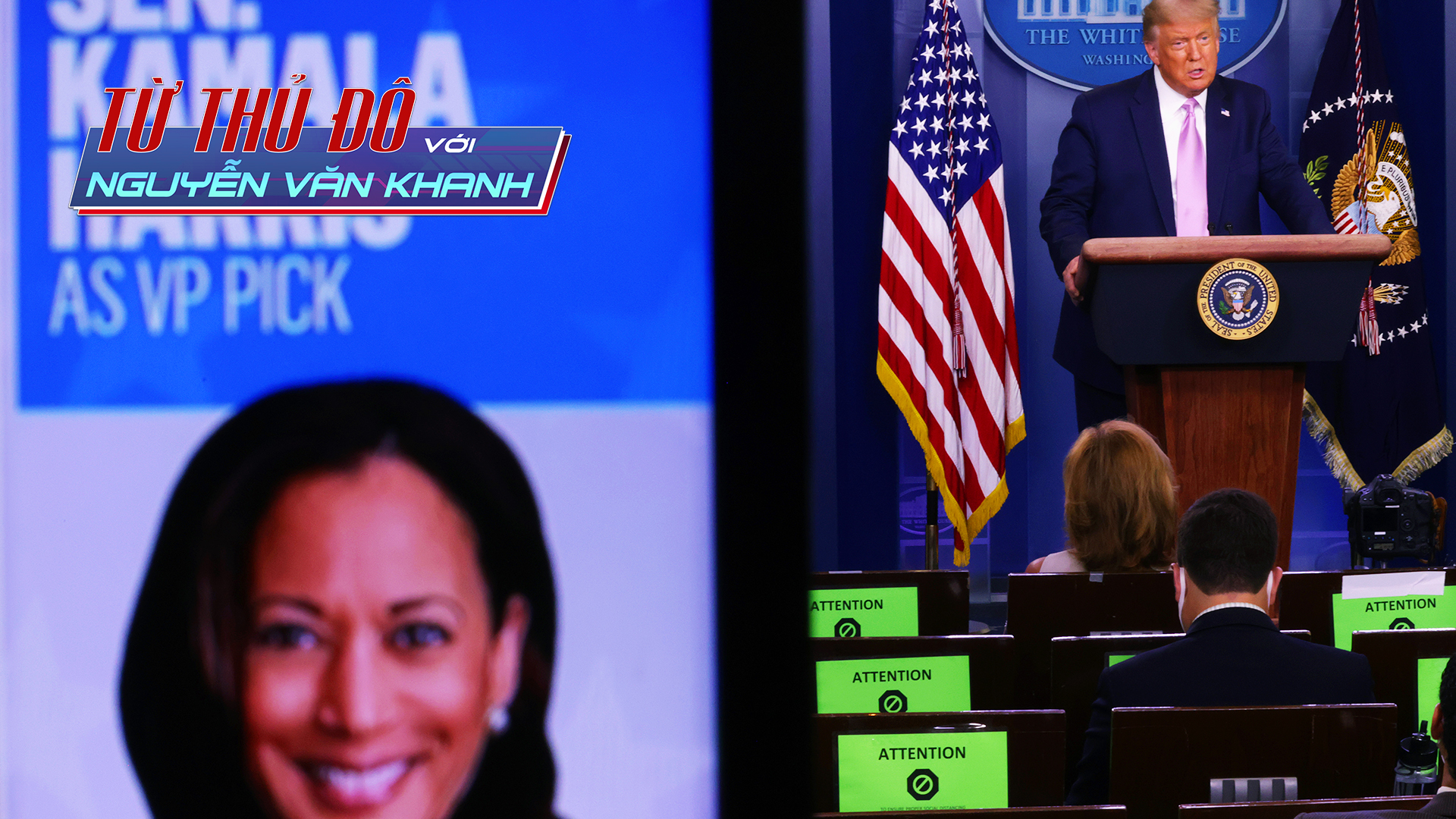 Trump bắt đầu tung đòn, tấn công Kamala Harris tới tấp