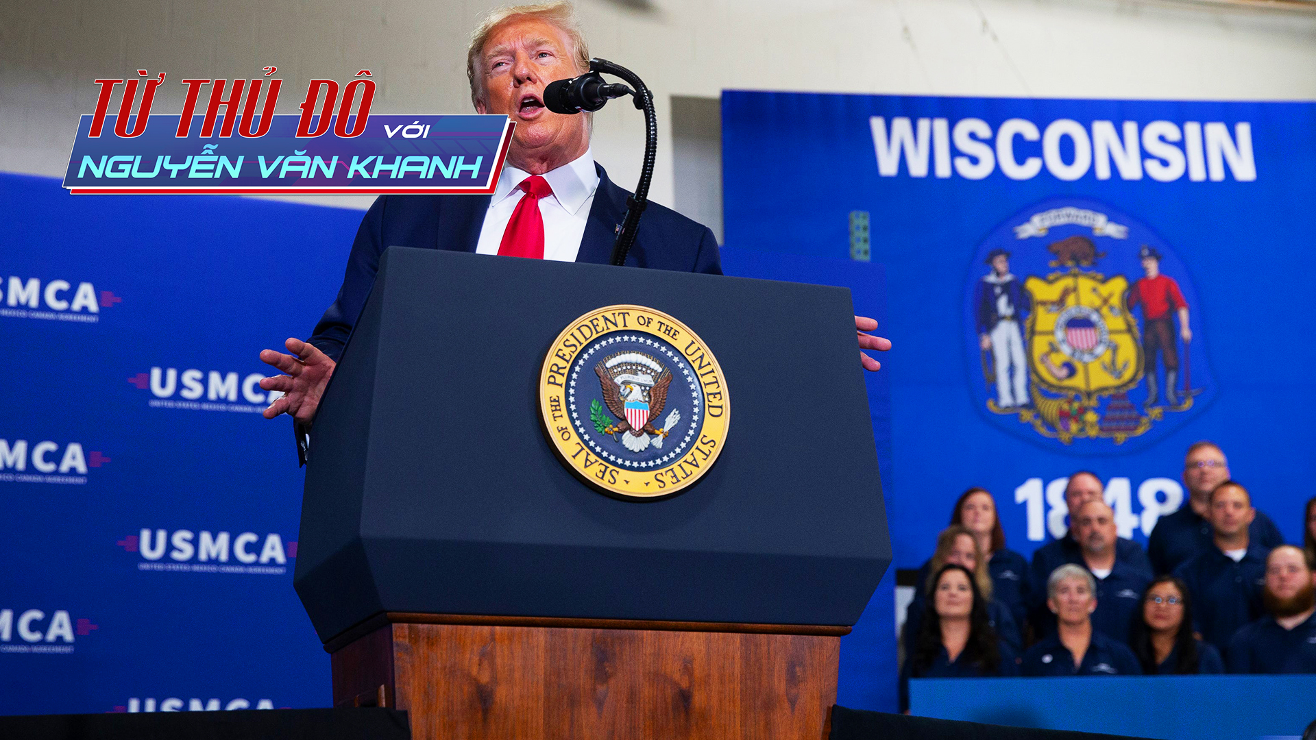 Trump đến Wisconsin, hy vọng lấy được 10 phiếu cử tri đoàn