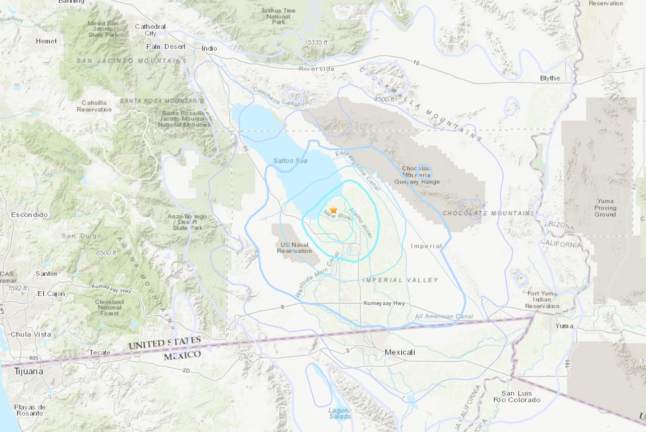 Nam California tiếp tục bị hàng loạt trận động đất
