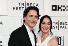 Katy Perry, Justin Trudeau lần đầu sánh đôi trên thảm đỏ