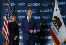 Newsom cáo buộc Bộ Tư Pháp điều tra vợ chồng ông vì lý do chính trị