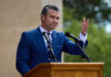 Hegseth công du Pháp đem theo vợ và sáu con. Ai trả chi phí bảo vệ?