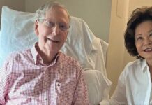 Mitch McConnell công bố vào bệnh viện vì bị té
