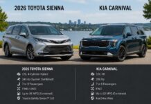 2026 Toyota Sienna Vs Kia Carnival: hai mẫu minivan đối đầu