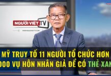 Mỹ truy tố 11 người tổ chức hơn 1,000 vụ hôn nhân giả để có thẻ xanh