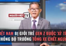 Việt Nam bị giới trẻ Gen Z buộc ‘xì’ tên chồng bộ trưởng tông xe chết người