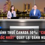 Trump Đánh Thuế Canada 50%: “Cuộc Chiến Ngu Ngốc Nhất” Quay Lại Đánh Nước Mỹ?