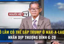 Tô Lâm có thể gặp Trump ở Mar-a-Lago nhân dịp thượng đỉnh G-20