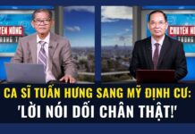 Ca sĩ Tuấn Hưng sang Mỹ định cư: ‘Lời nói dối chân thật!’