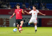 Thua đậm Nam Hàn 0-4, bóng đá Việt Nam chia tay ASIAD 2026